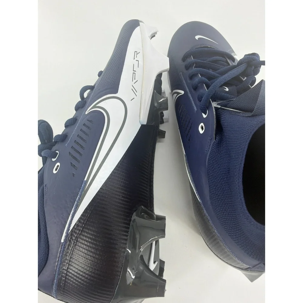 Nike Vapor Edge Pro 360 2 Mens Sz 8 College Navy Blue Football Cleats FN7759-400